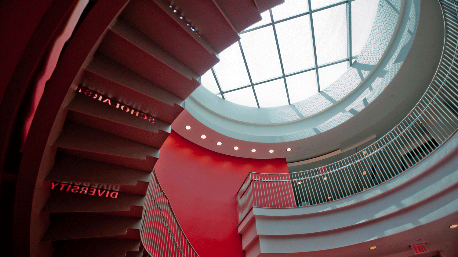 Spiral staircase, Talley Student Union
